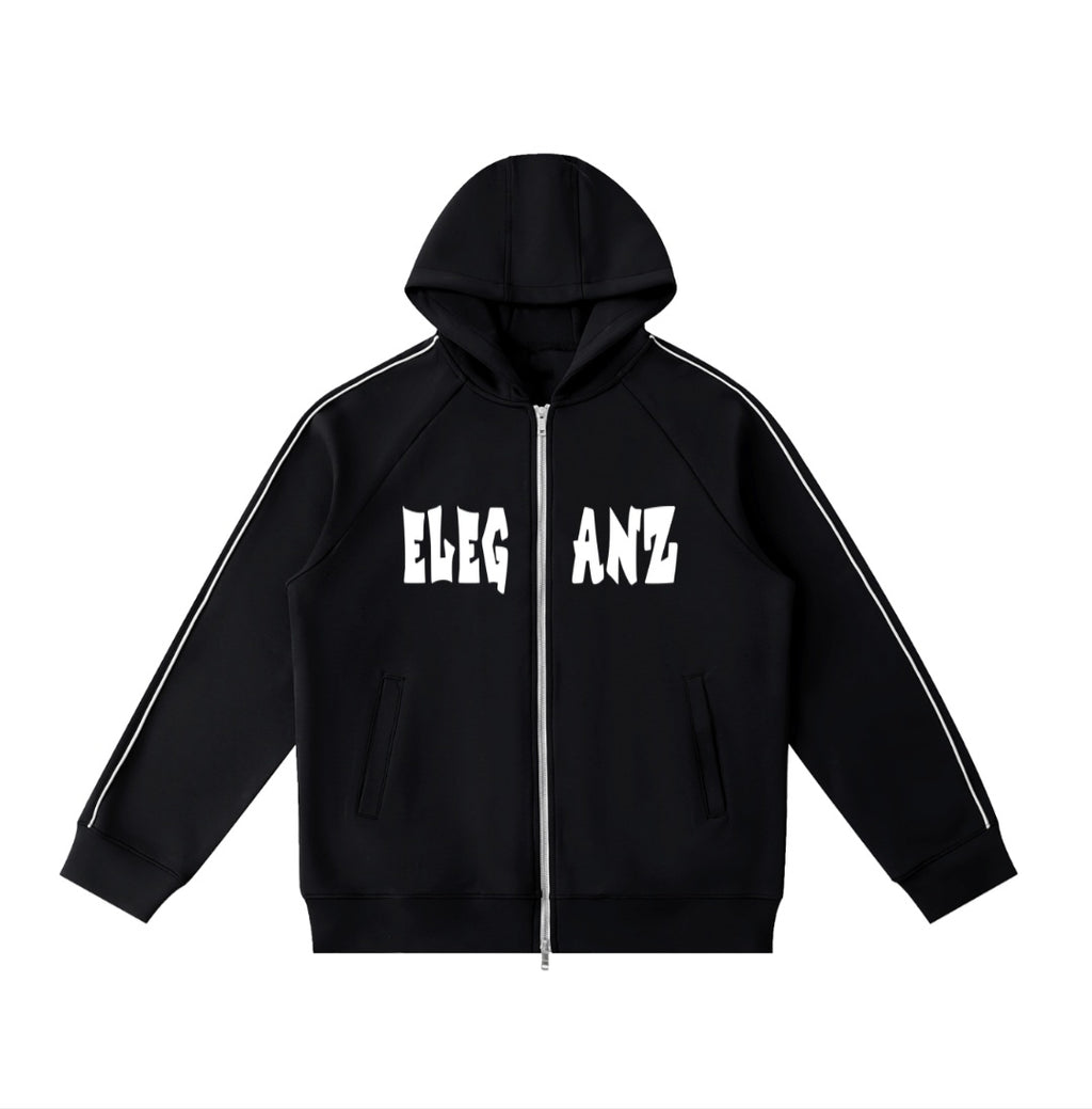 Eleganz Heavyweight Raglan Sleeve Zip Hoodie
